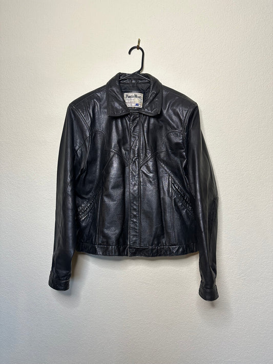 70’s Pioneer Wear Leather Western Bomber Jacket (Men’s 40/L)