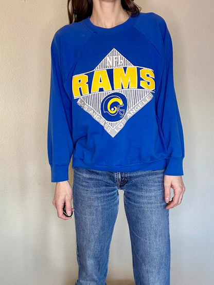 80’s LA Rams Raglan Sweatshirt (Unisex M/L)