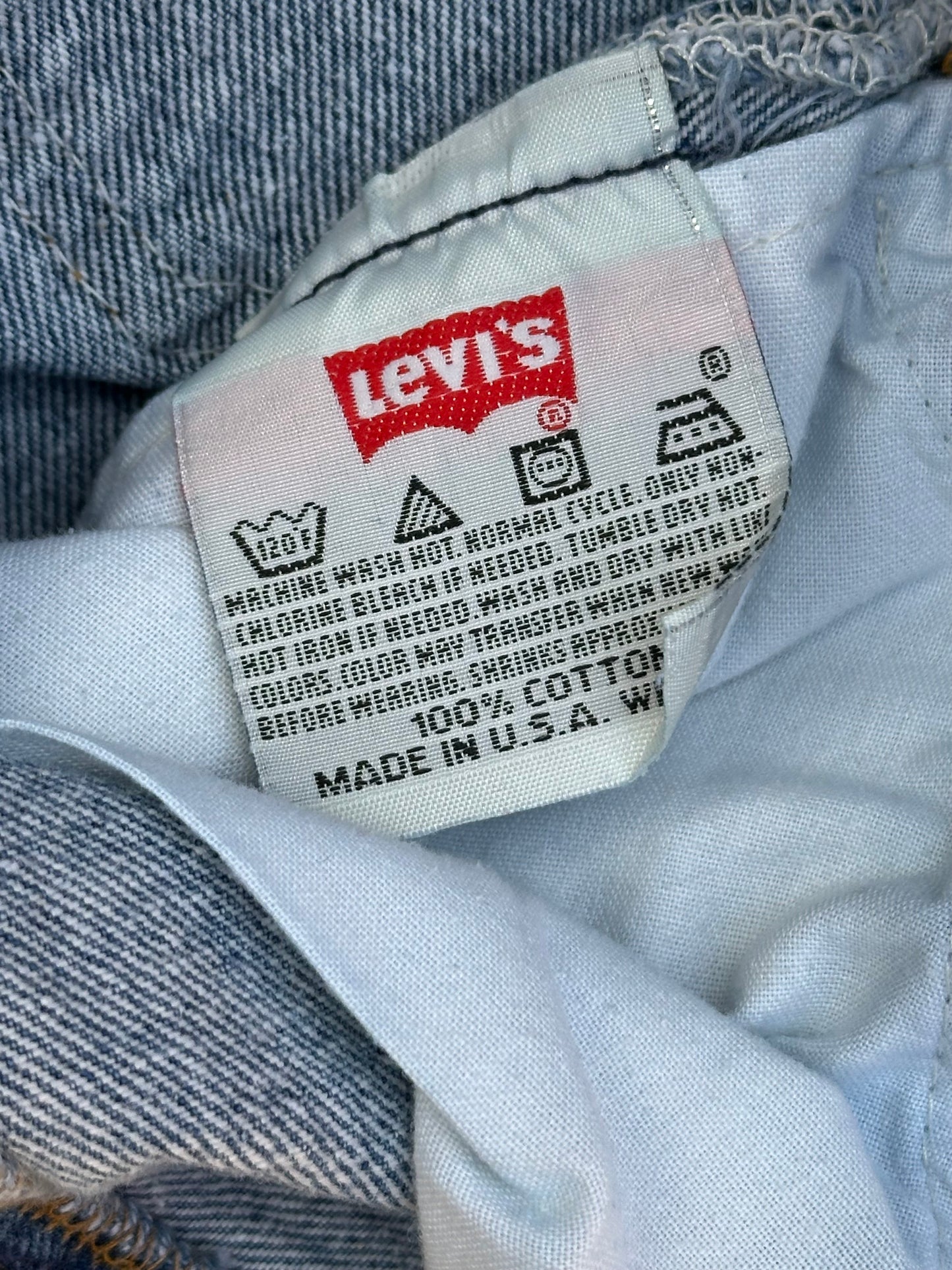 90’s Levi’s 501xx STF Raw Denim USA Jeans (Men’s 31x30 / Women’s 29)