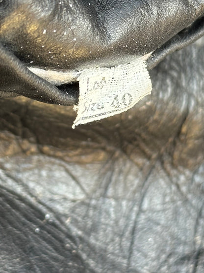 50’s Genuine Steerhide Leather Biker Jacket (Unisex 40/M)