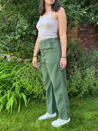 60’s Military OG-107 Cotton Sateen Field Pants (Men’s 32 / Women’s 30)
