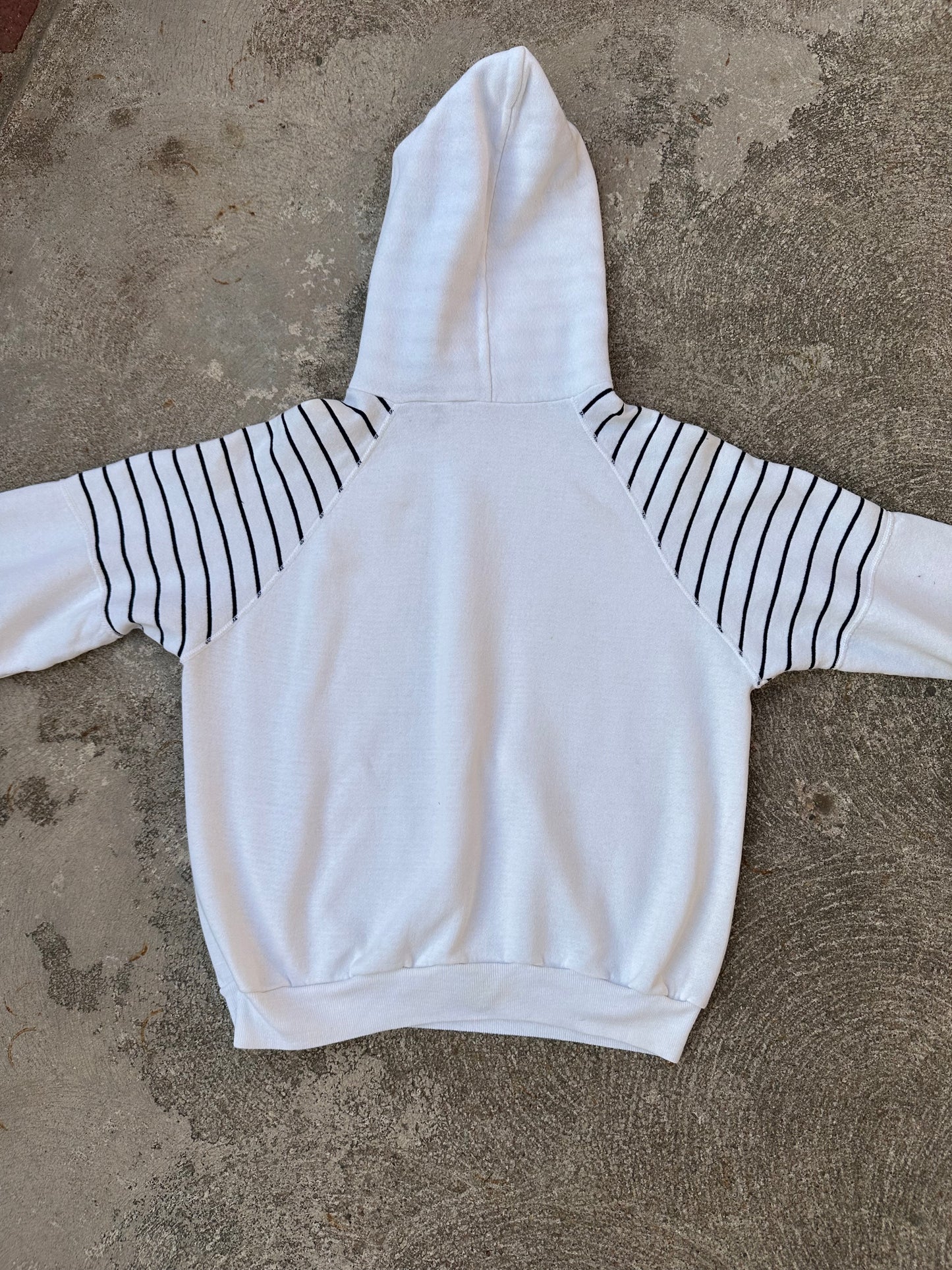 70’s Jansport Ball State University Stripe Super Soft Raglan Hoodie (Unisex S)