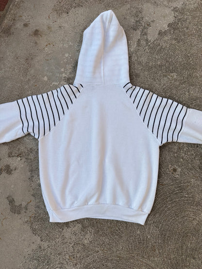 70’s Jansport Ball State University Stripe Super Soft Raglan Hoodie (Unisex S)