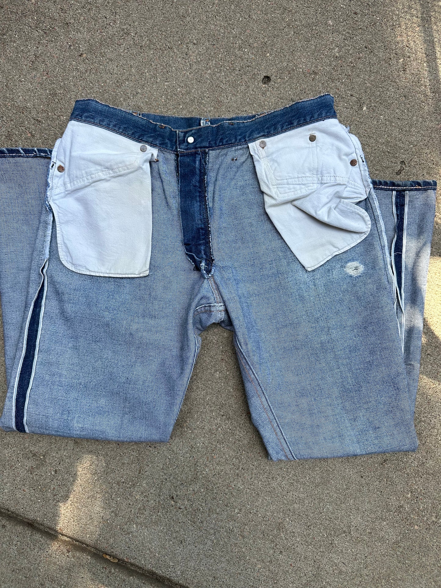 1960’s Ranchcraft Full Selvedge Western Jeans USA (33x31)