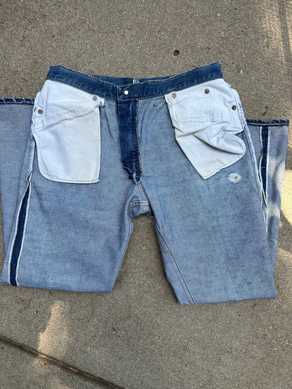 1960’s Ranchcraft Full Selvedge Western Jeans USA (33x31)