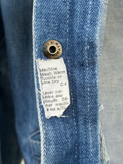 Rare 70’s Native Embroidered Denim Jacket (Women’s S)