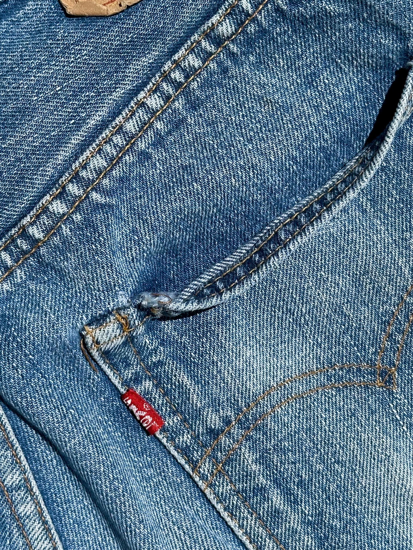 70’s Levi’s Redline Selvedge 501 STF Denim Cutoff Shorts (27” / Modern 25)