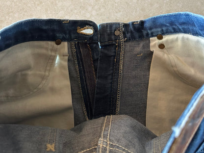 RARE 1940’s LEE Riders 101z Full Selvedge Sanforized Denim Jeans (30x31)