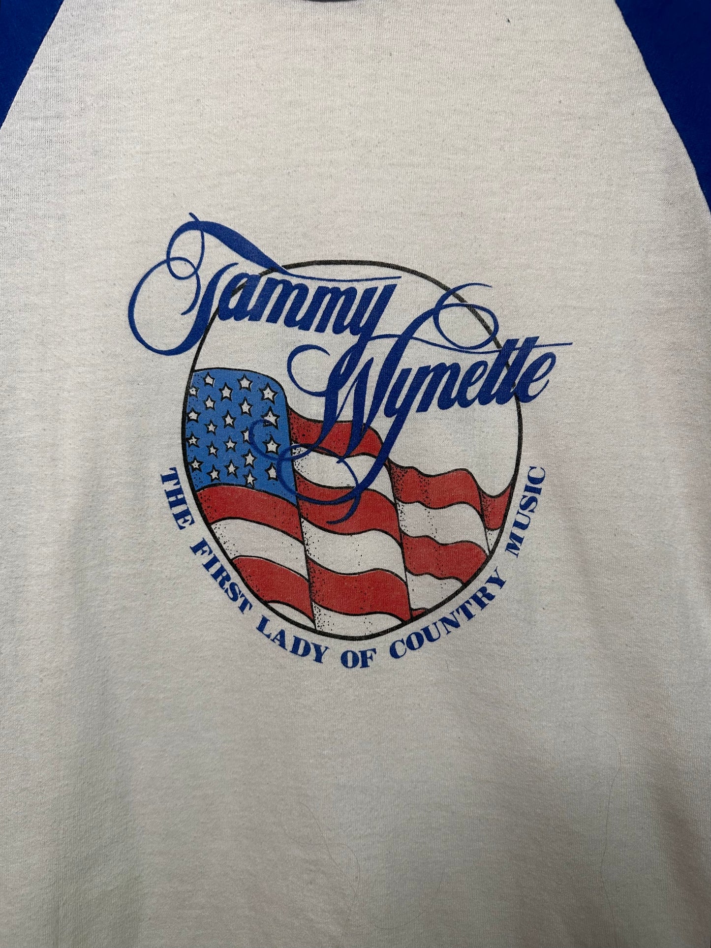 80’s Tammy Wynette Raglan Shirt