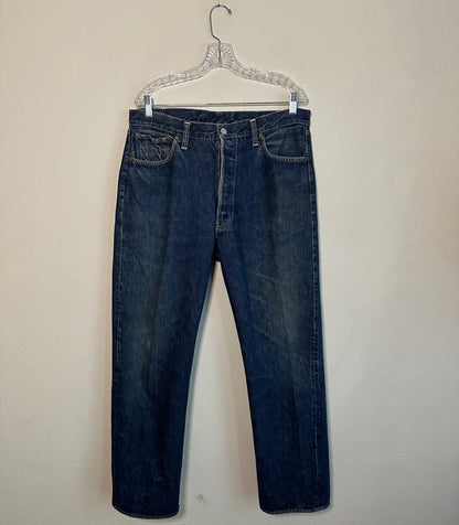 RARE 1947 LEVI’S ‘Big E’ 501XX Selvedge Redline Hidden Rivet USA Jeans (34x30)