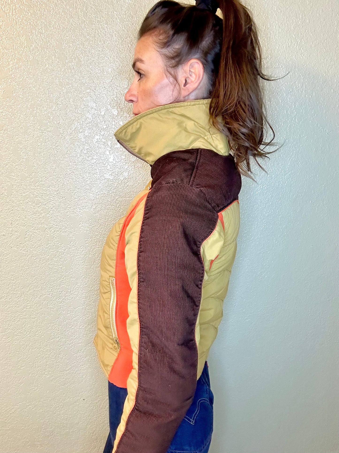 80’s Levi’s Western Down Puffer Crop Jacket (Women’s XS/S)