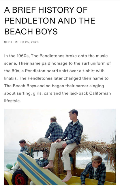 60’s Pendleton Wool Tartan Plaid Elbow Patch Board Shirt (Unisex S)