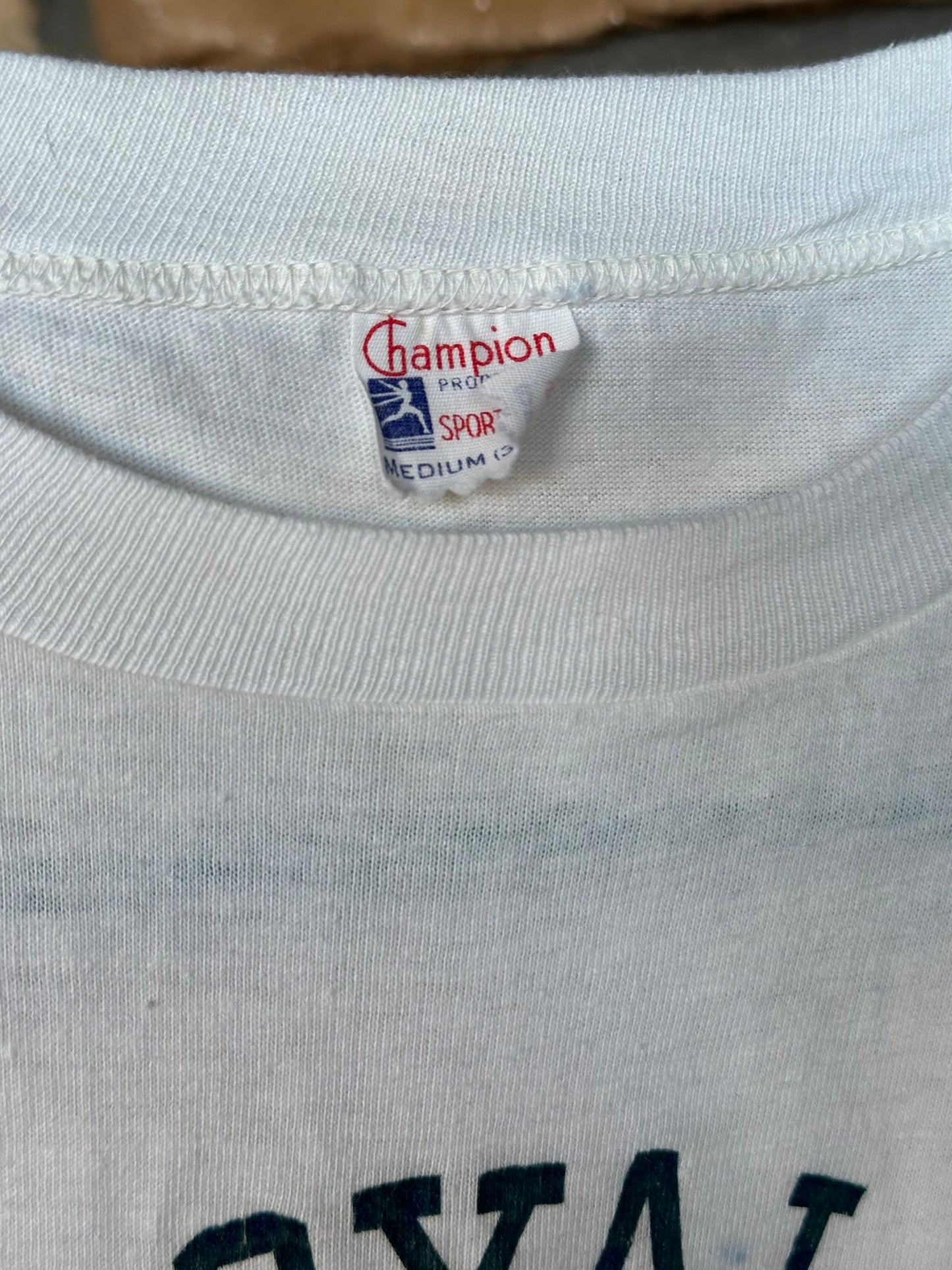 50’s Deadstock Champion “Running Man” Royal Ambassadors Single Stitch Tee (Unisex S)