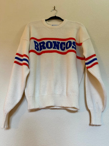 80’s Cliff Engle Denver Broncos Sideline Sweater (Unisex L)