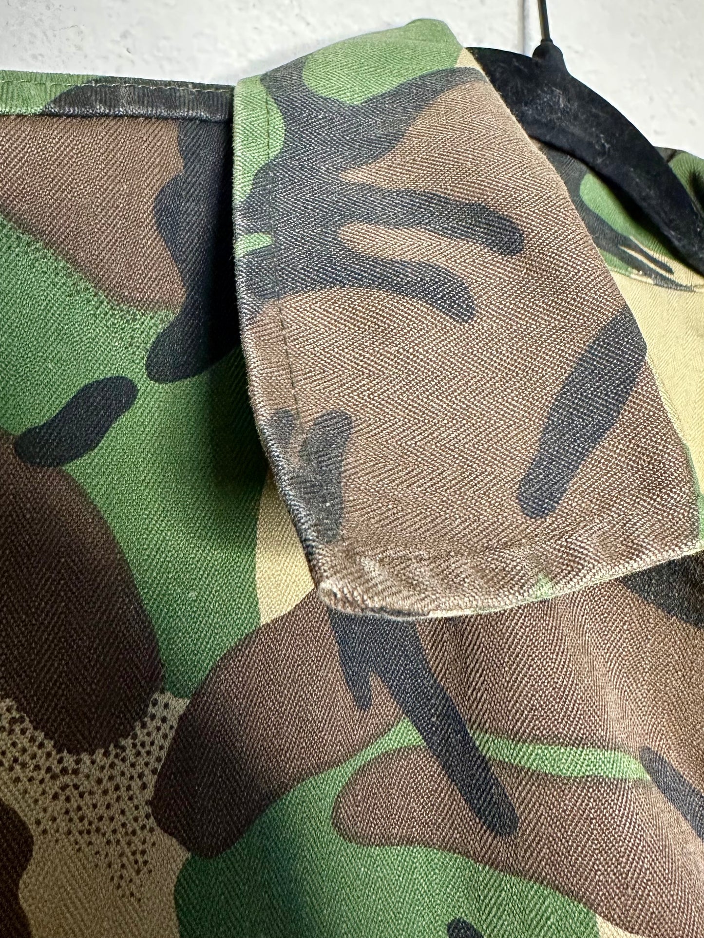 60’s HBT Herringbone Twill Cotton Camo Sporting Field Jacket (Unisex L)