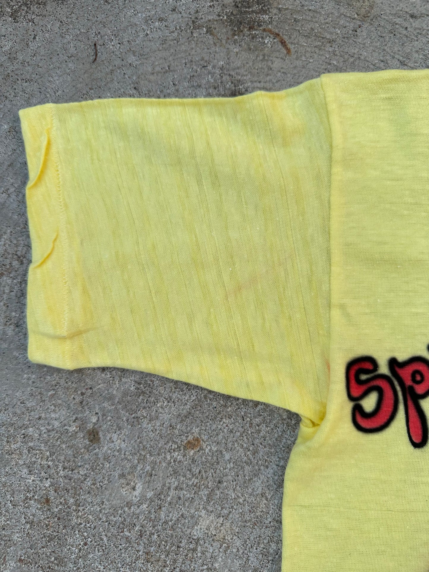 70’s Hand Airbrushed Spread Eagle Jump (Van Halen) Single Stitch 1/1 Tee (Unisex S)