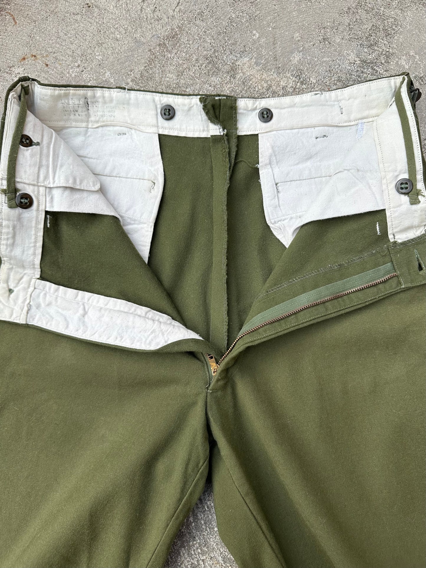 50’s Military M51 Wool Field Trousers (Medium Long)