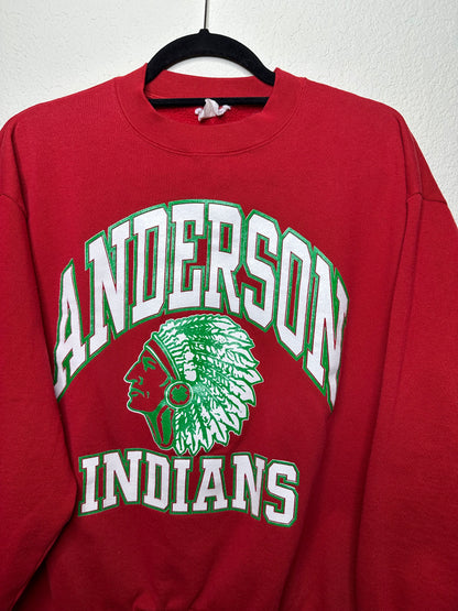 90’s Crewneck Anderson Indians Sweatshirt (Unisex L)