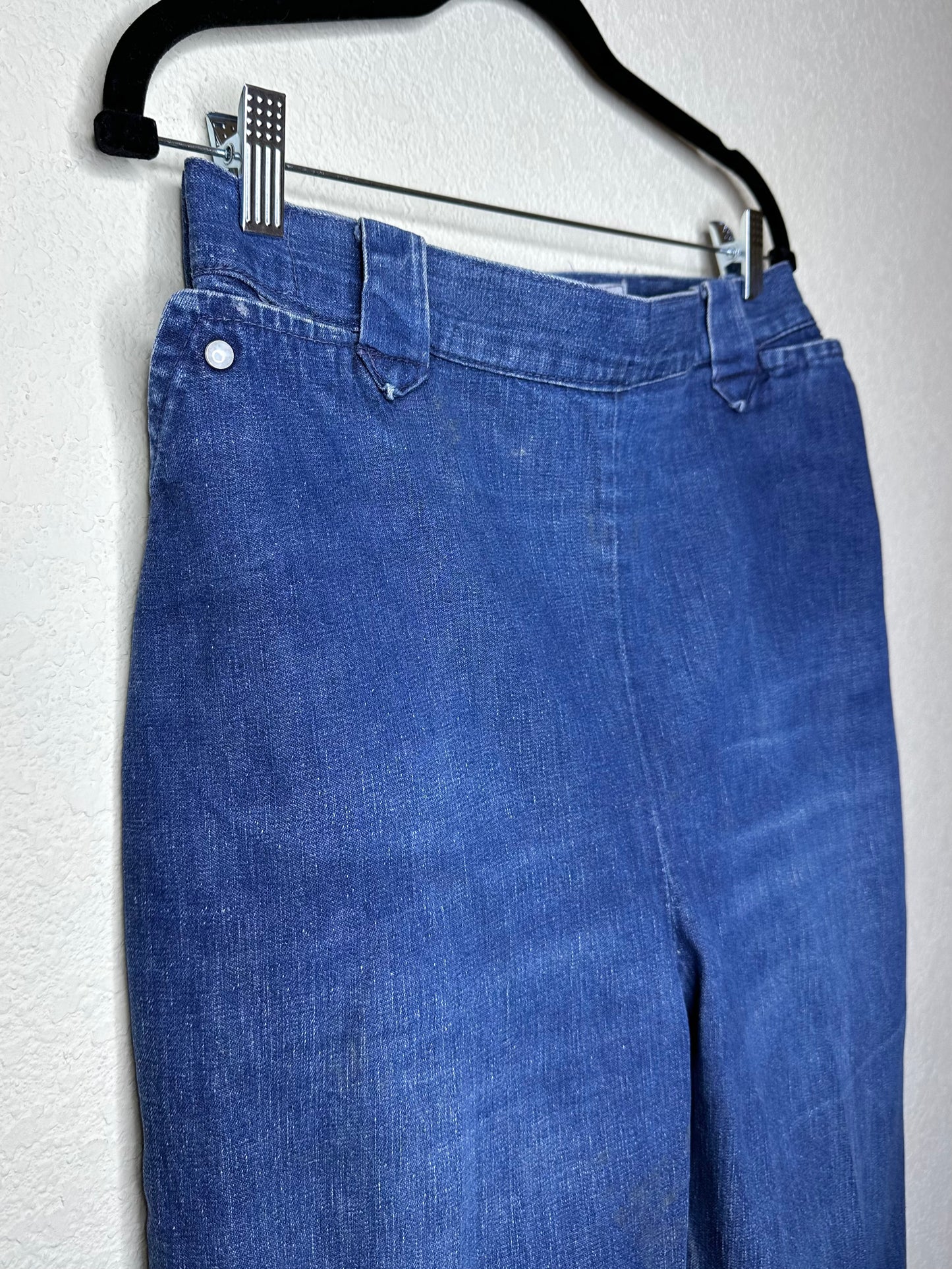 50’s LEVI’S Big E Side Zip Shorthorn Denim Pants (Women’s 34)