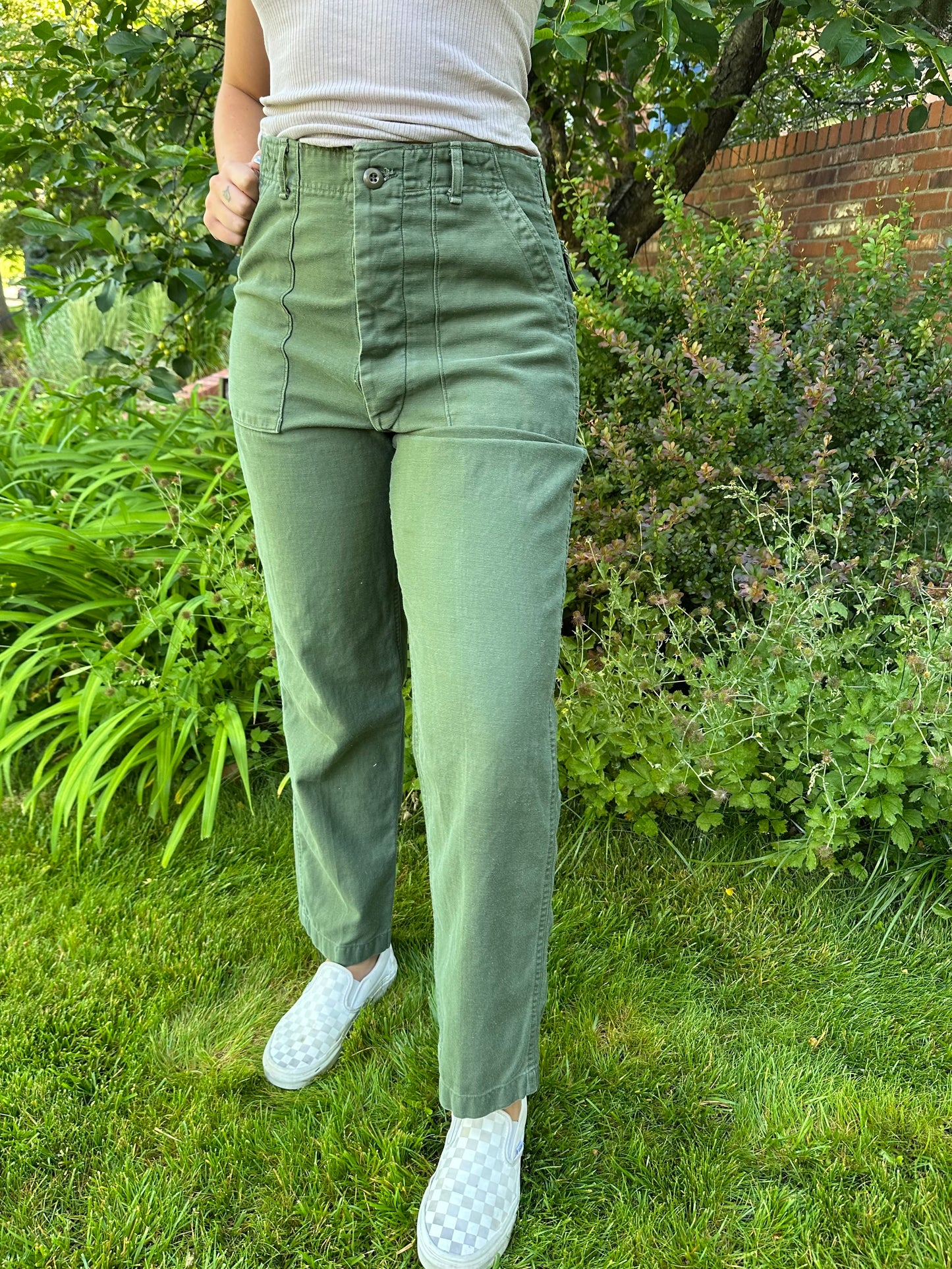 60’s Military OG-107 Cotton Sateen Field Pants (Men’s 32 / Women’s 30)