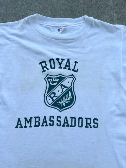 50’s Deadstock Champion “Running Man” Royal Ambassadors Single Stitch Tee (Unisex S)