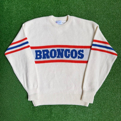 80’s Cliff Engle Denver Broncos Sideline Sweater (Unisex L)