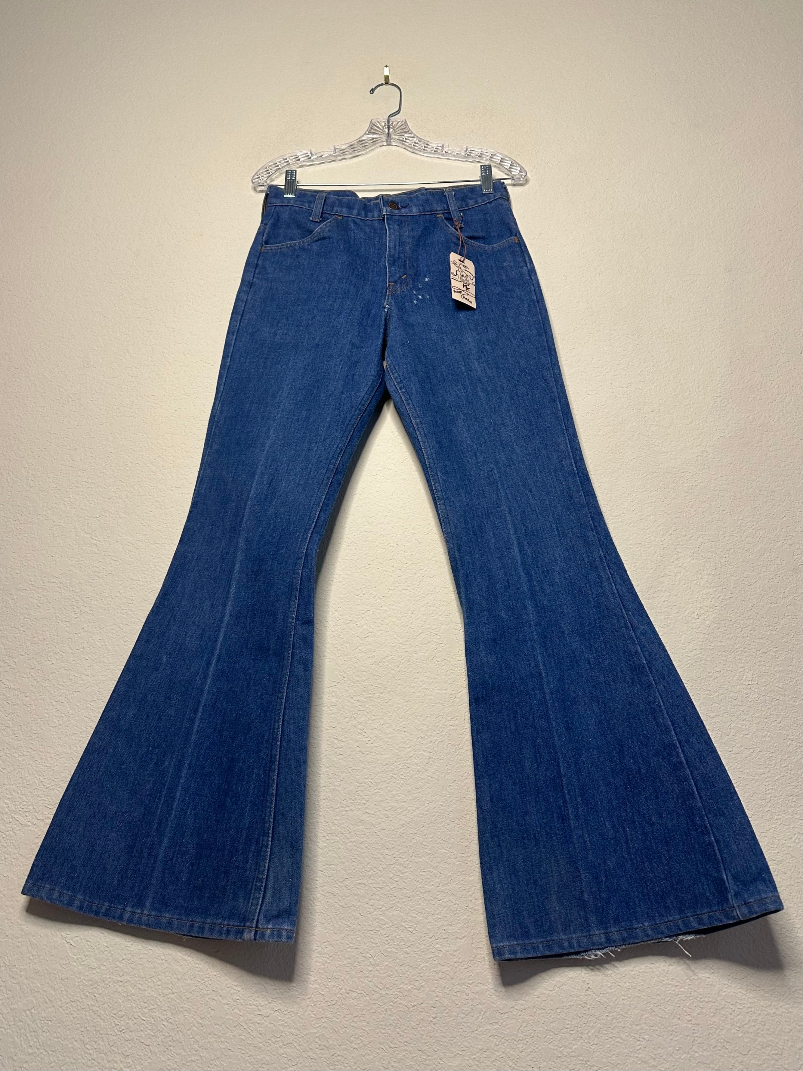 70's Levi's Orange Tab 784 USA Big Bell Hip Hugger Jeans