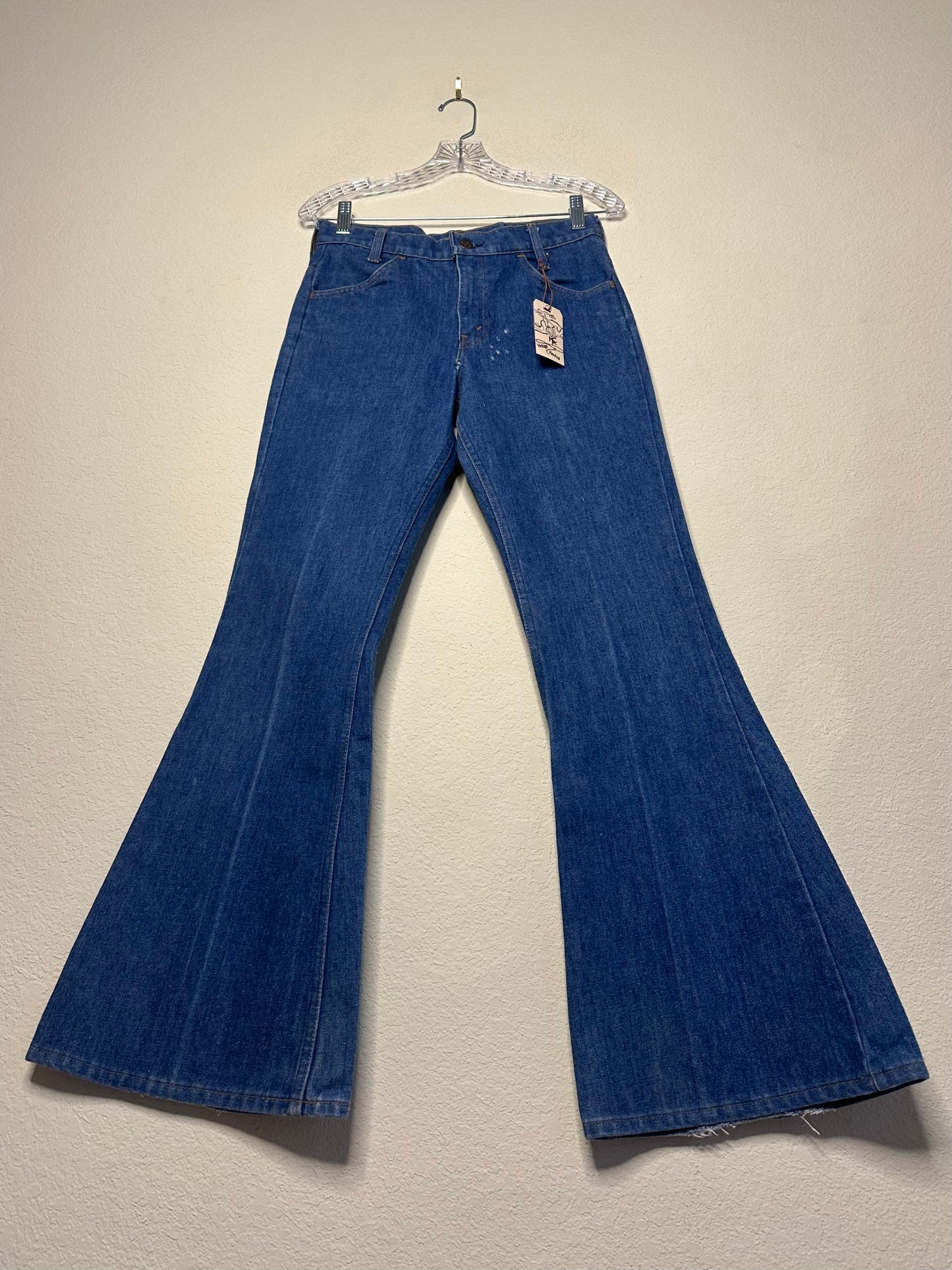 70’s Levi’s Orange Tab 784 USA Big Bell Hip Hugger Jeans (Modern 2)