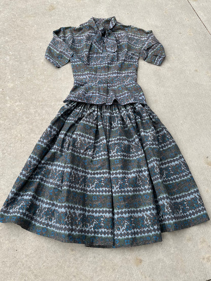 DROPPING SUNDAY: 50’s Handmade Skirt & Top (XS)