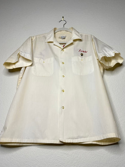 50’s Custom Standard of Texas Oil Chainstitch Pima Cotton Bowling Shirt (Unisex M)