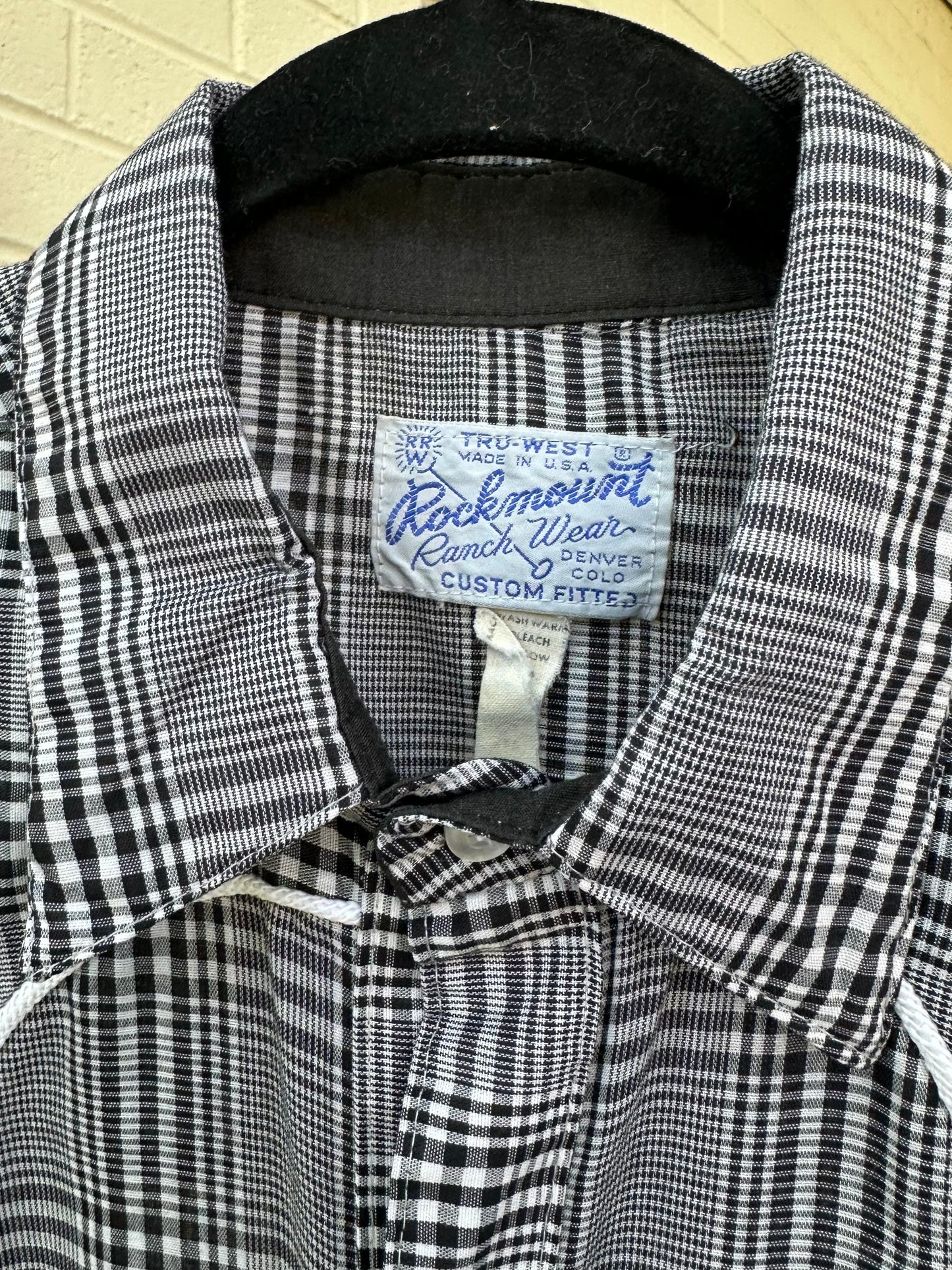 70’s Rockmount Ranchwear “Mountain Shadows” Pearl Snap Shirt (Unisex M/L)