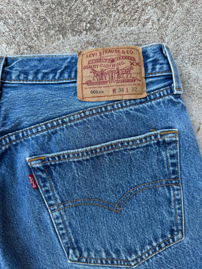 90’s Levi’s 501xx STF Denim Jeans USA (Men’s 31x29 / Women’s 29)