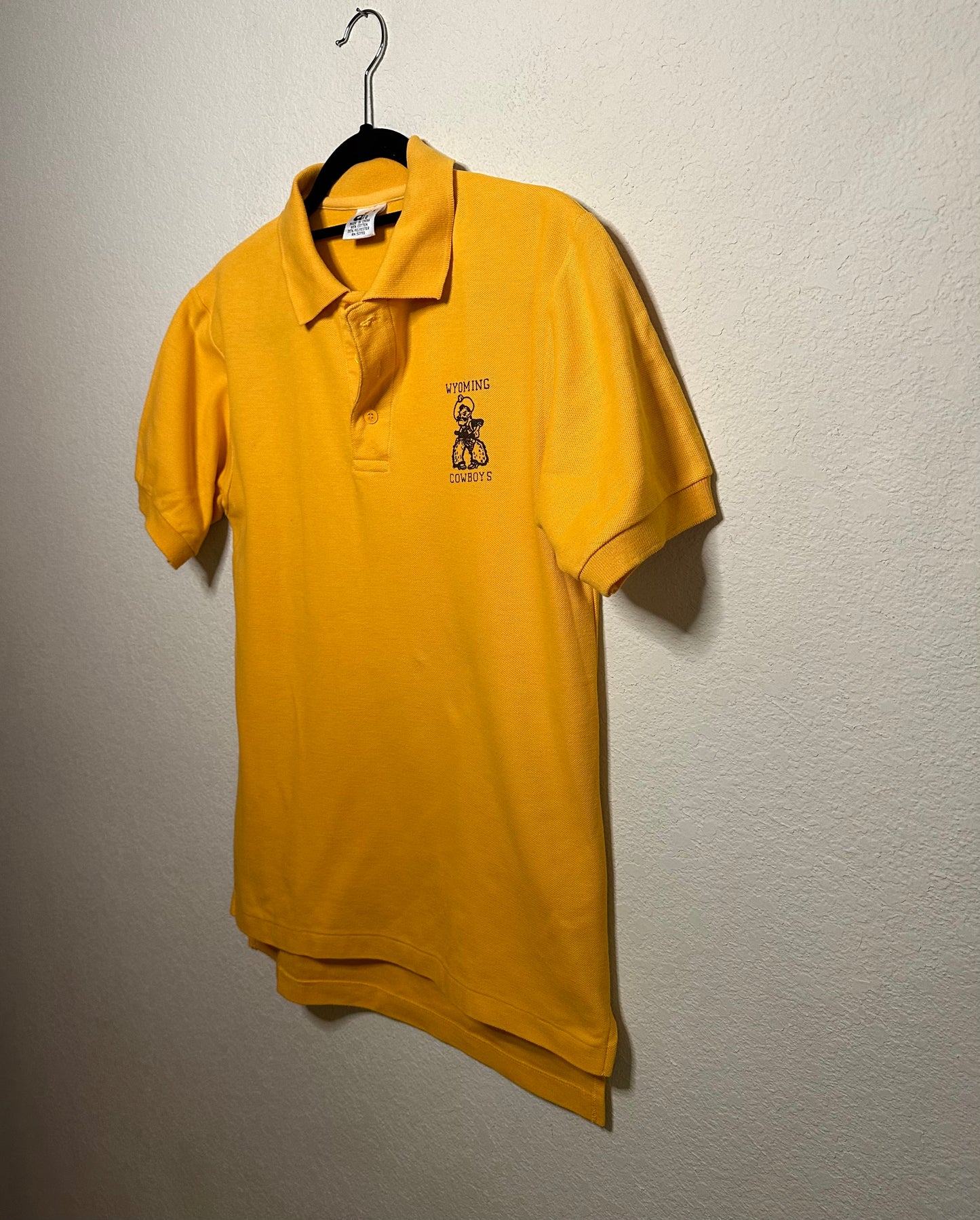 80’s Wyoming Cowboys Polo Shirt (Unisex S)