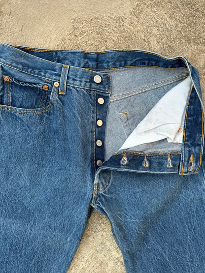 Y2K Levi’s 501 STF Denim Jeans (Men’s 31x28 / Women’s 29)