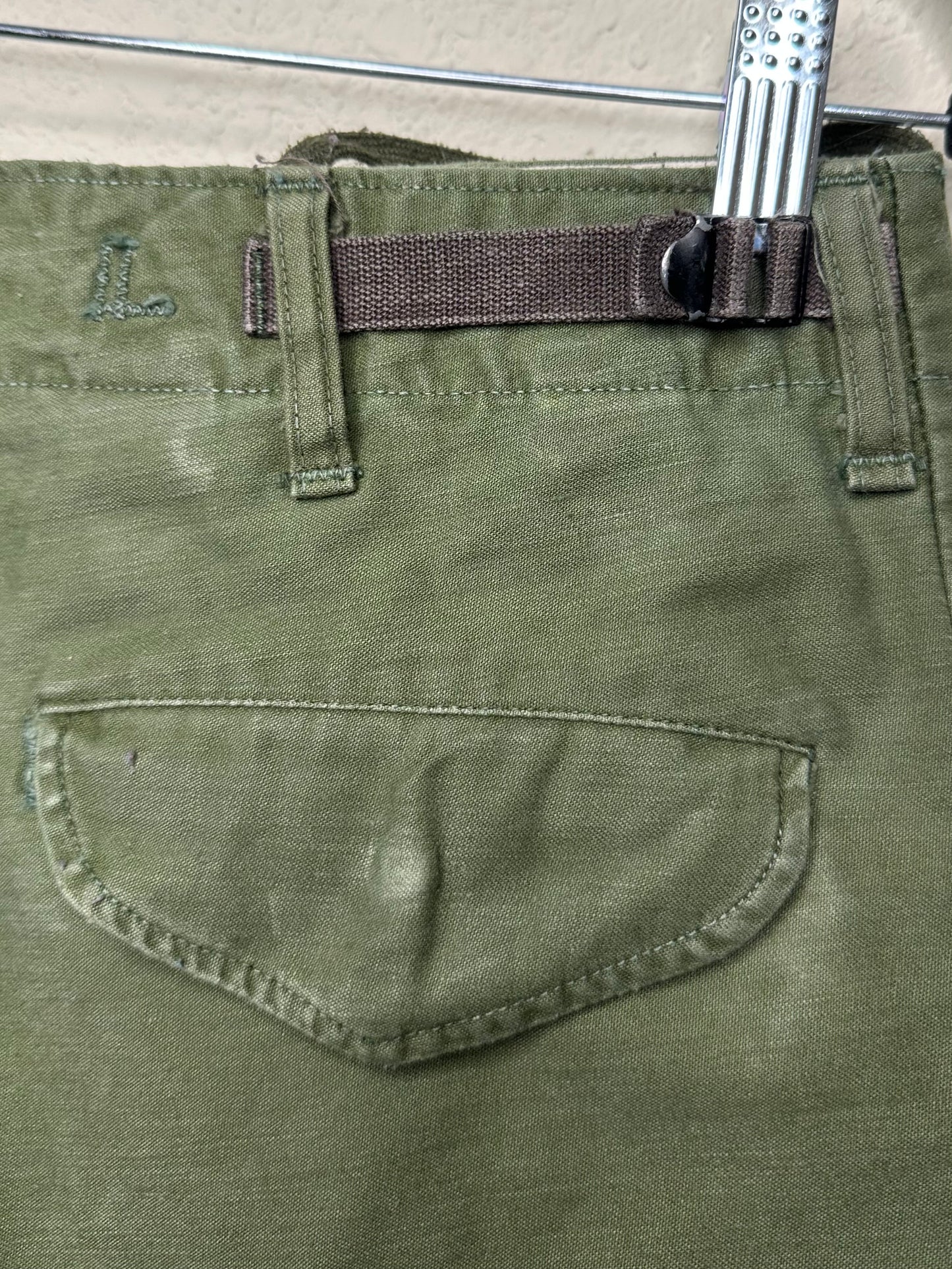 60’s Military M65 Cotton OG Cargo Field Pants (Unisex S)