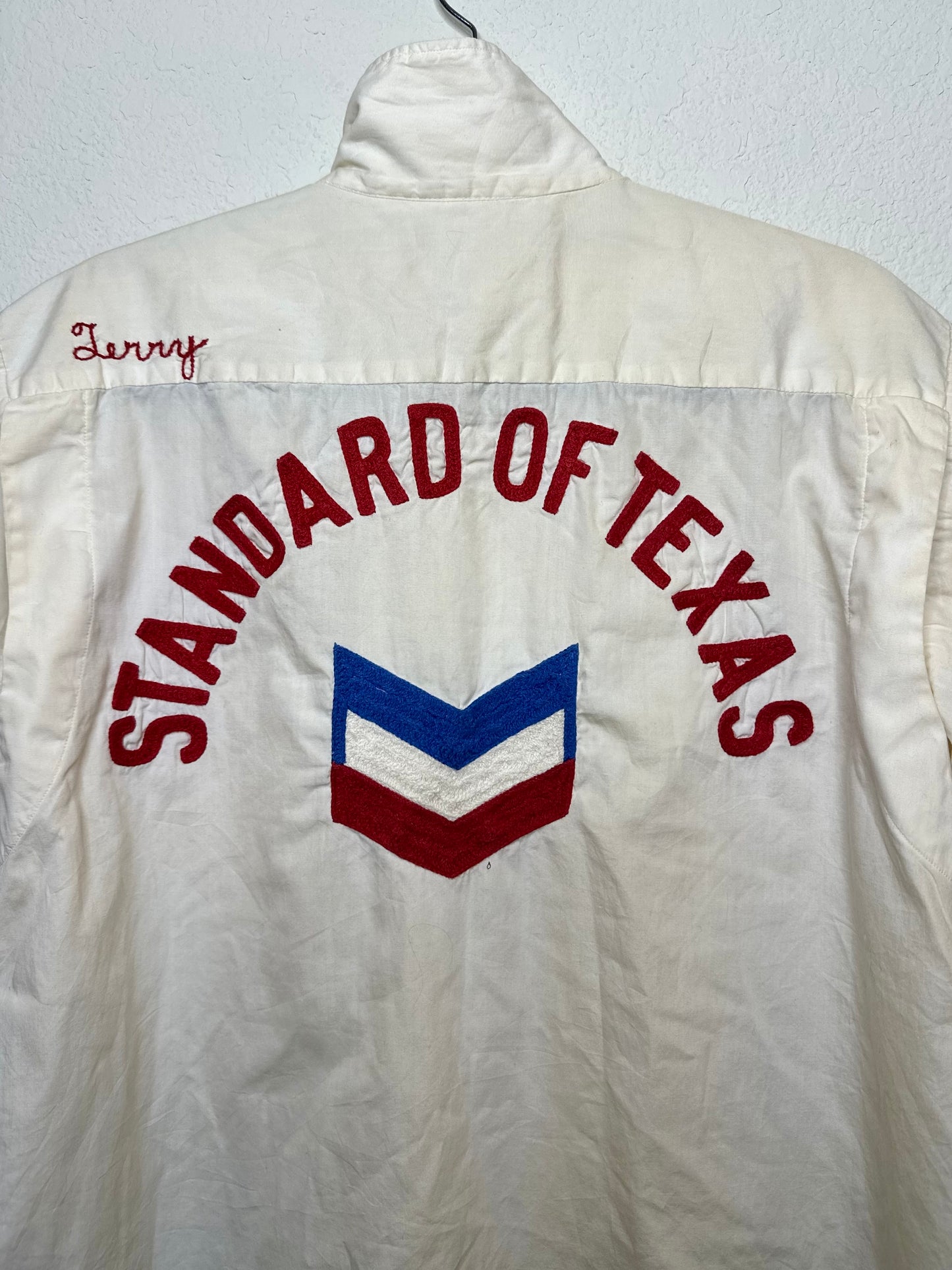 50’s Custom Standard of Texas Oil Chainstitch Pima Cotton Bowling Shirt (Unisex M)
