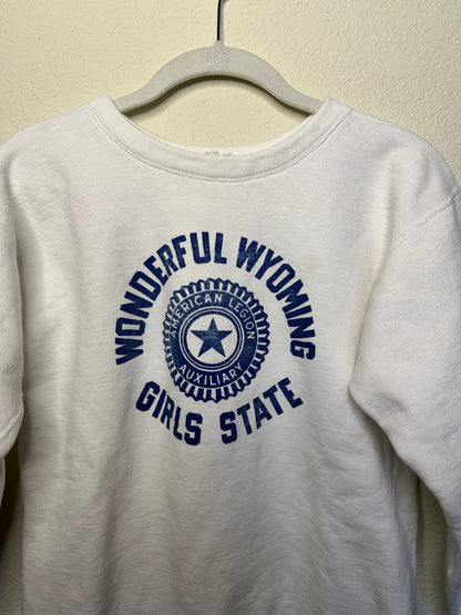 60’s Champion Wonderful Wyoming Girls State Sweatshirt (Women’s XS/S)