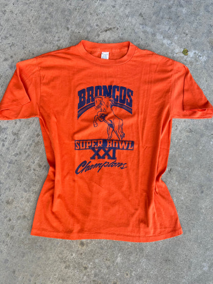 80’s Denver Broncos Single Stitch Tee (Unisex L)