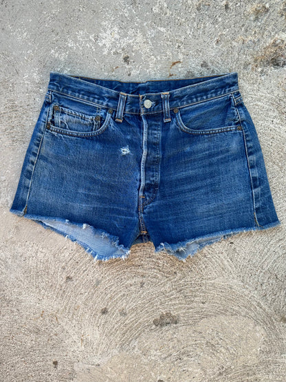60’s LEVI’S BIG E Redline Selvedge Denim Cutoff Shorts (31” / Modern 29)