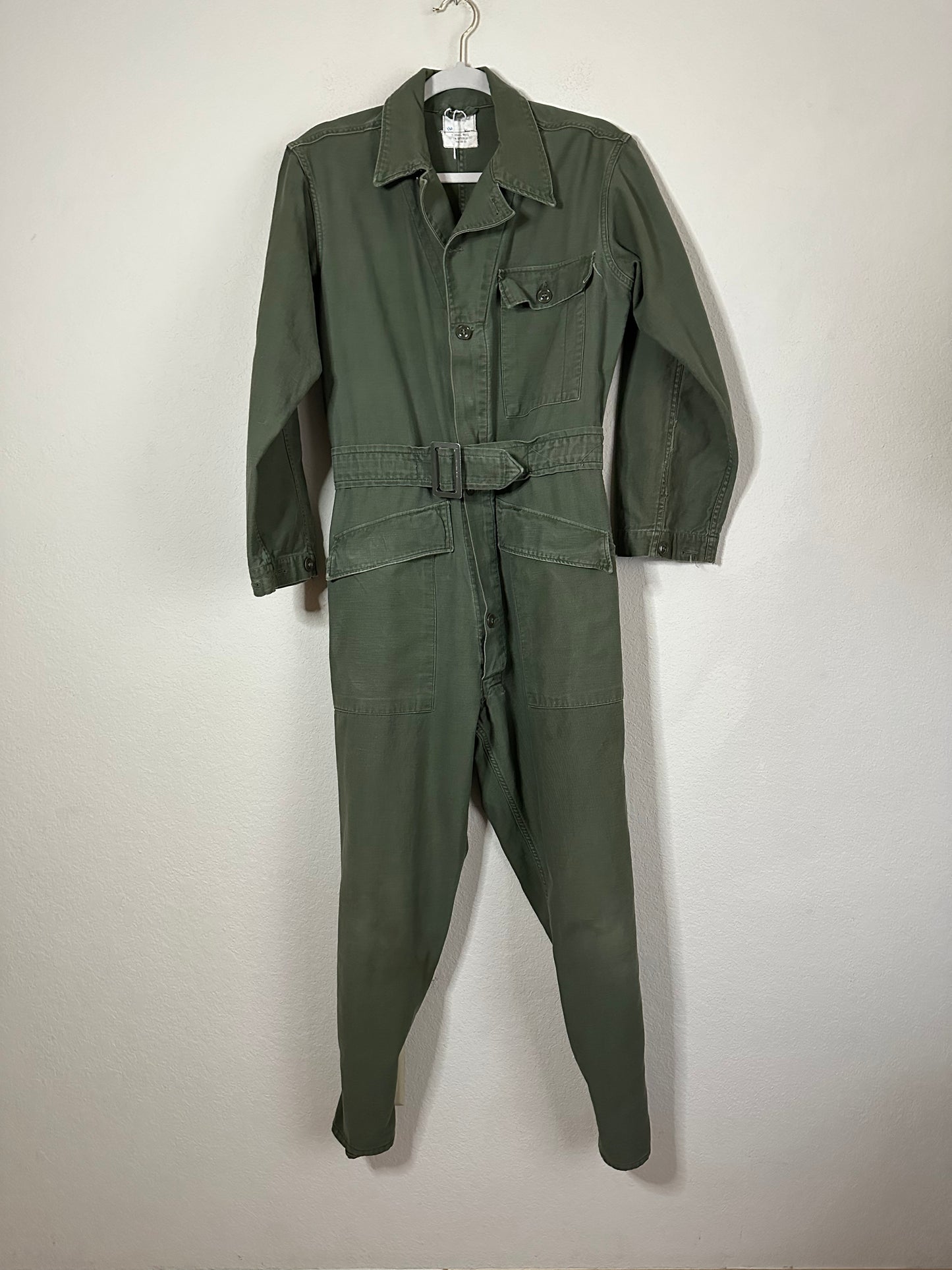 60’s OG-107 Army Field Coveralls / Boilersuit (Unisex S)