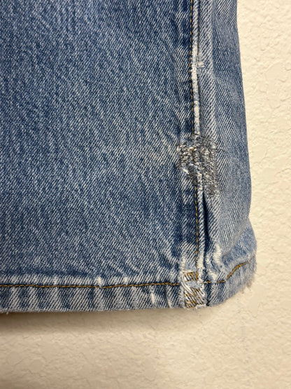 MCA Vintage Revival: Custom 90’s Levi’s 501XX Boro Patchwork Jeans (Modern 4/6)