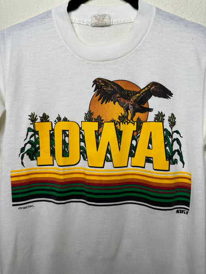 70’s Iowa Single Stitch Paperthin Tiny Tee (Women’s S)