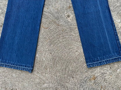 80’s Levi’s 517 Orange Tab Leather Back Patch USA Crop Jeans (Men’s 30x28.5 / Women’s 28)