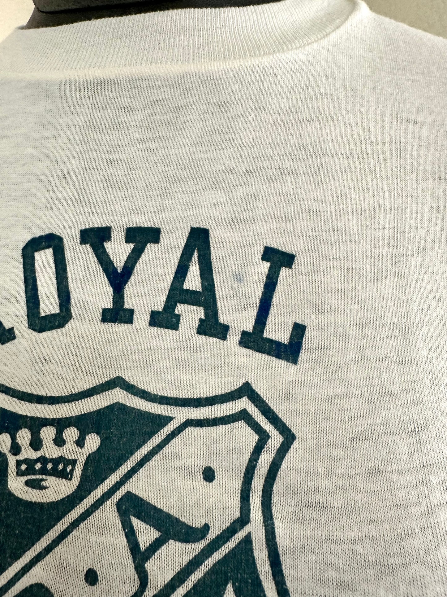 50’s Deadstock Champion “Running Man” Royal Ambassadors Single Stitch Tee (Unisex S)