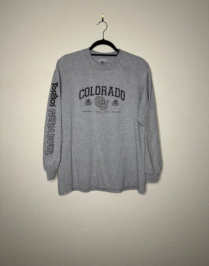 Y2K CU Buffs Football Fiesta Bowl Tee (Unisex L)