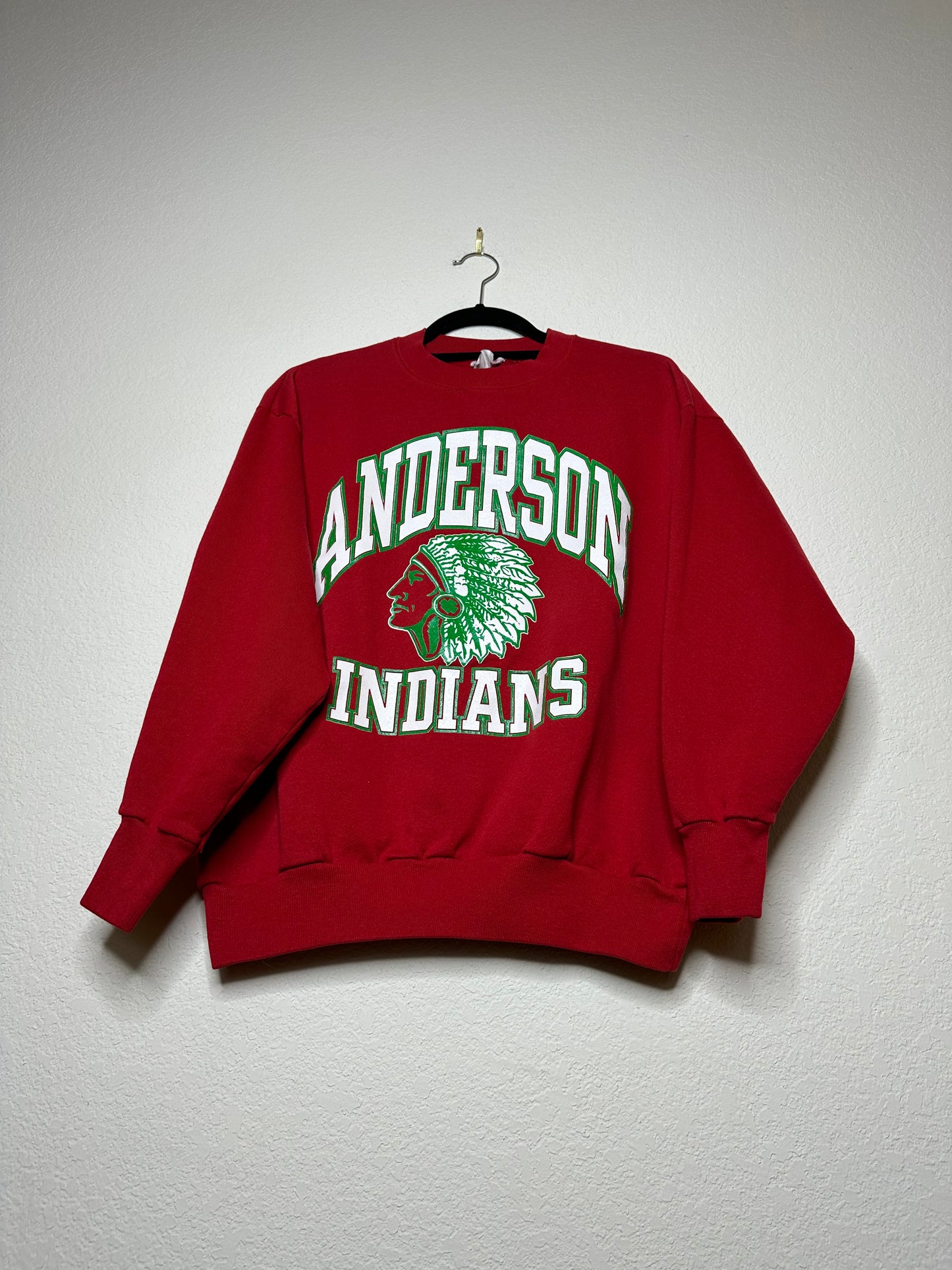 90’s Crewneck Anderson Indians Sweatshirt (Unisex L)