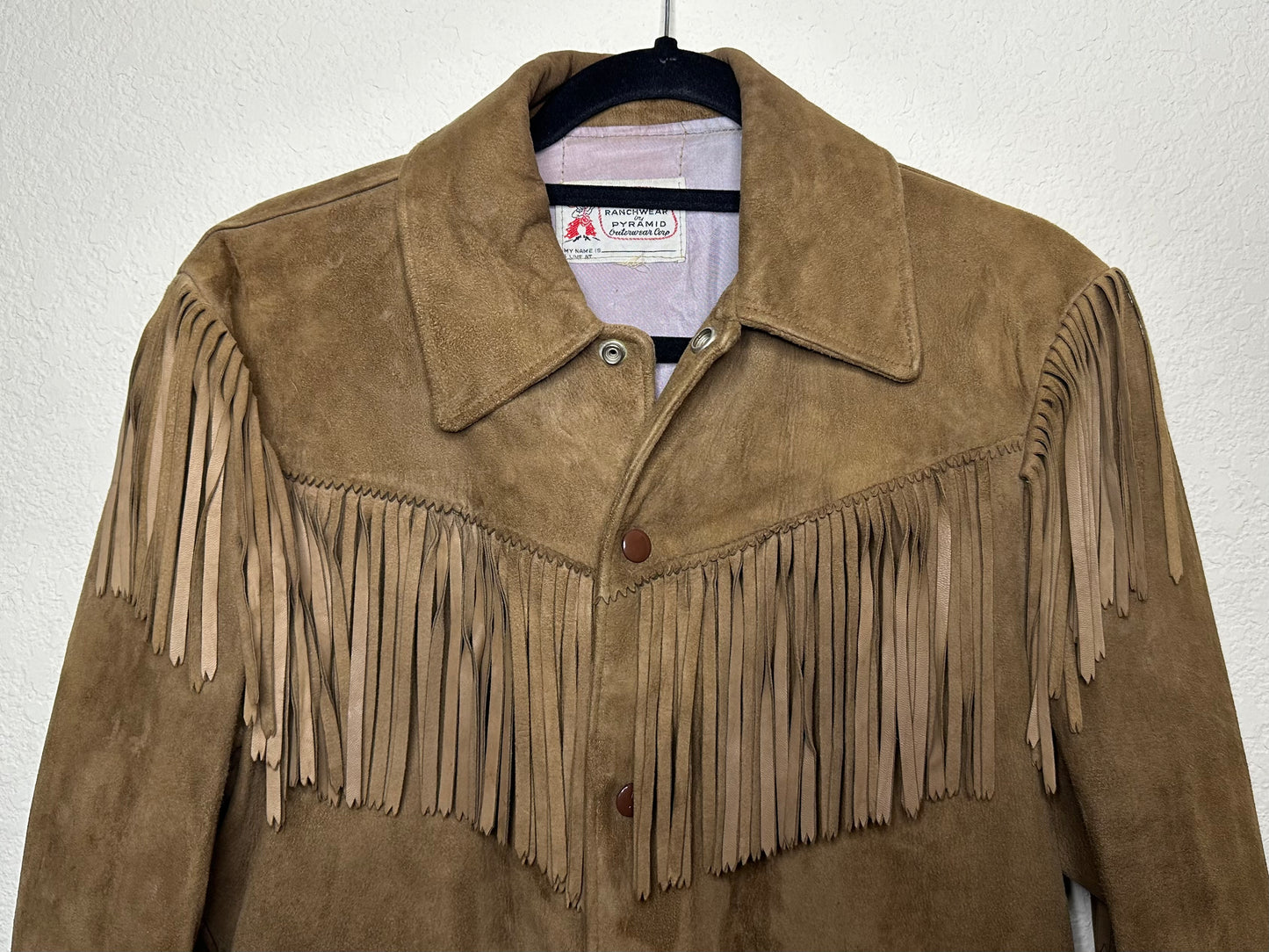 60’s K-Bar-Z Ranchwear Suede Western Fringe Jacket (Unisex S)