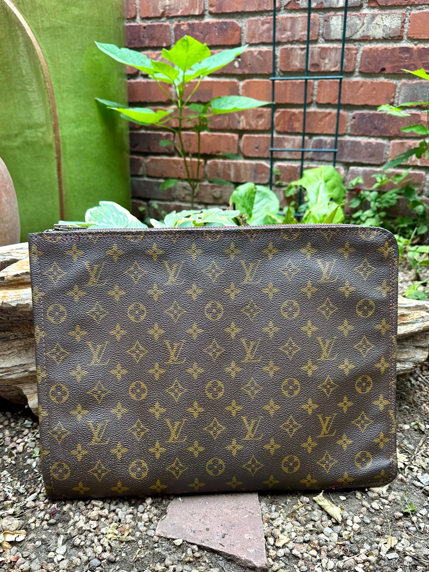 70’s Louis Vuitton Monogram Poche GM Document Case