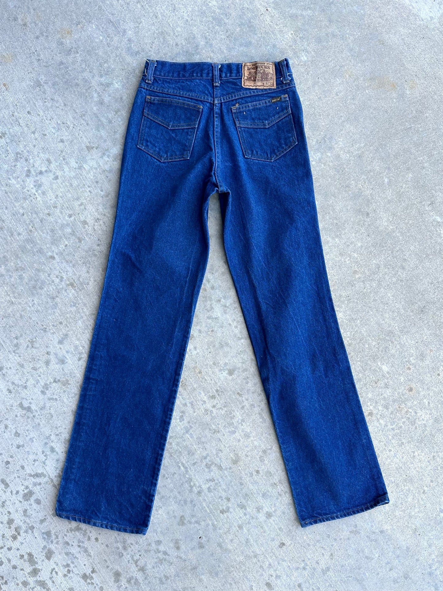 80’s Roebuck’s STF Stovepipe Indigo Denim Jeans (Men’s 27x32 / Women’s 26)