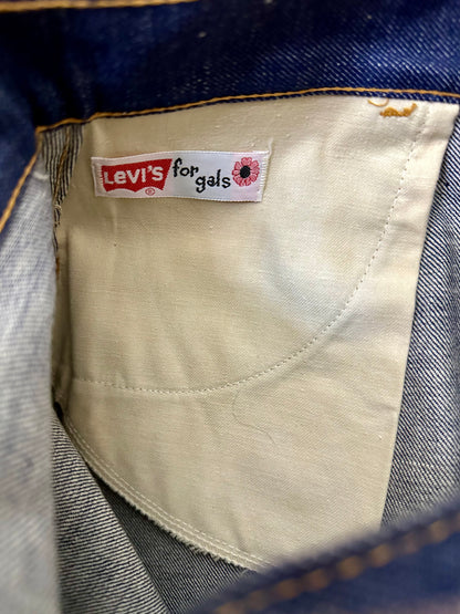 60’s Deadstock Levi’s Big E White Tab Denim Skirt (28 / Modern 2/4)